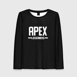 Лонгслив женский Apex legends logo white, цвет: 3D-принт