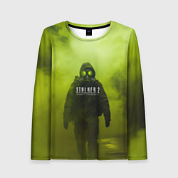 Лонгслив женский Stalker кислотный туман, цвет: 3D-принт