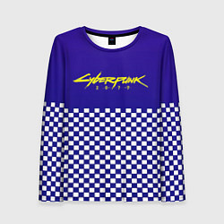 Женский лонгслив Cyberpunk 2077 клетка