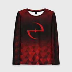 Лонгслив женский Evanescence red poly, цвет: 3D-принт