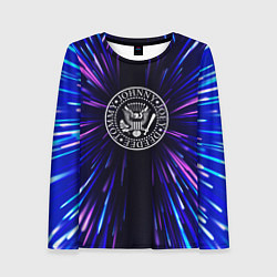 Лонгслив женский Ramones neon energy, цвет: 3D-принт