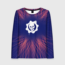 Лонгслив женский Gears of War red energy, цвет: 3D-принт