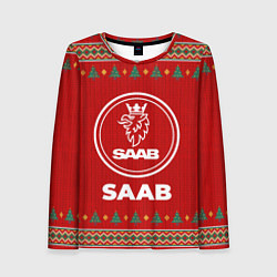 Лонгслив женский Saab new year, цвет: 3D-принт