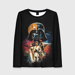 Лонгслив женский Звездные войны, цвет: 3D-принт
