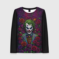 Лонгслив женский Joker - roses, цвет: 3D-принт
