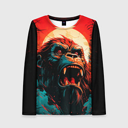 Женский лонгслив King Kong roar