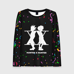 Лонгслив женский Hunter x Hunter конфети, цвет: 3D-принт