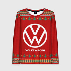 Лонгслив женский Volkswagen new year, цвет: 3D-принт