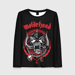 Женский лонгслив Motorhead skull