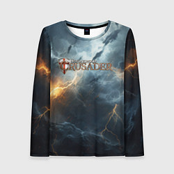 Лонгслив женский Stronghold сrusader крестовый гром, цвет: 3D-принт