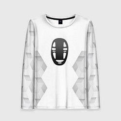 Лонгслив женский Spirited Away white poly, цвет: 3D-принт