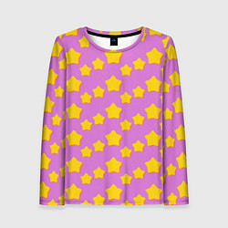 Женский лонгслив Звезды-пряники