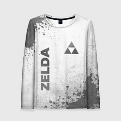Лонгслив женский Zelda - white gradient вертикально, цвет: 3D-принт