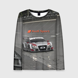 Лонгслив женский Автогонки на шорт-треке Audi sport racing team, цвет: 3D-принт