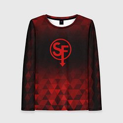 Лонгслив женский Sally Face red poly, цвет: 3D-принт