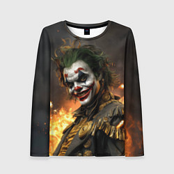 Лонгслив женский Джокер в эпичном костюме, цвет: 3D-принт