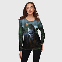 Лонгслив женский Джокер в траве, цвет: 3D-принт — фото 2