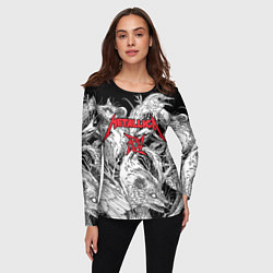 Лонгслив женский Metallica - rats and crows, цвет: 3D-принт — фото 2