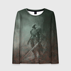 Лонгслив женский Элитный воин-скелет, цвет: 3D-принт