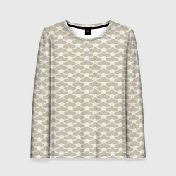 Женский лонгслив Геометричный узор в японском стиле