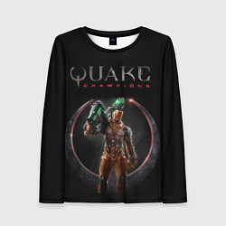 Лонгслив женский Quake champions - Visor, цвет: 3D-принт