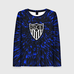 Лонгслив женский Sevilla blue energy, цвет: 3D-принт