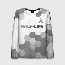 Лонгслив женский Half-Life - white gradient посередине, цвет: 3D-принт