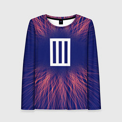 Лонгслив женский Paramore red energy, цвет: 3D-принт