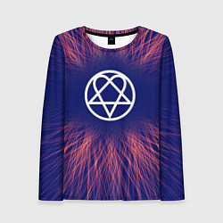 Лонгслив женский HIM red energy, цвет: 3D-принт