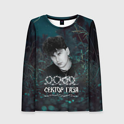 Лонгслив женский Сектор газа ночной фон, цвет: 3D-принт