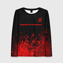 Лонгслив женский Darling in the FranXX - red gradient посередине, цвет: 3D-принт