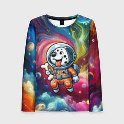 Лонгслив женский Funny dalmatian puppy - ai art, цвет: 3D-принт