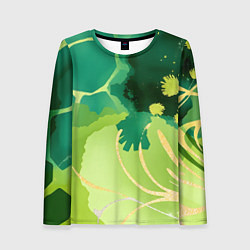 Лонгслив женский Вдохновленный природой, цвет: 3D-принт