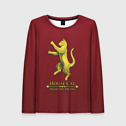 Женский лонгслив House cat