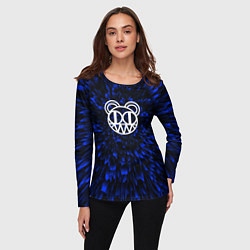 Лонгслив женский Radiohead blue energy, цвет: 3D-принт — фото 2
