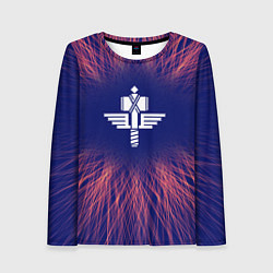 Лонгслив женский Manowar red energy, цвет: 3D-принт