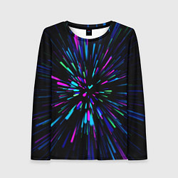 Женский лонгслив Neon rods