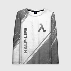 Лонгслив женский Half-Life - white gradient вертикально, цвет: 3D-принт