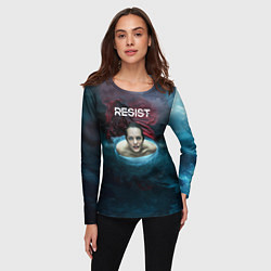 Лонгслив женский Рассказ служанки - Джун, цвет: 3D-принт — фото 2