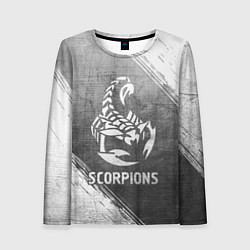 Женский лонгслив Scorpions - grey gradient
