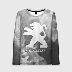 Женский лонгслив Peugeot - grey gradient