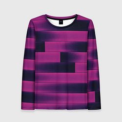 Женский лонгслив Color pink square