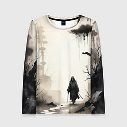 Лонгслив женский Путник, цвет: 3D-принт