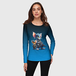 Лонгслив женский Tom and Jerry - special forces, цвет: 3D-принт — фото 2