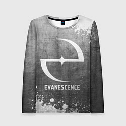 Женский лонгслив Evanescence - grey gradient
