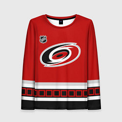 Лонгслив женский Carolina Hurricanes - NHL team, цвет: 3D-принт