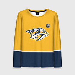 Лонгслив женский Нэшвилл Предаторз хоккей, цвет: 3D-принт