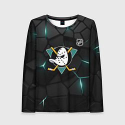 Женский лонгслив Анахайм Дакс - плиты с подсветкой