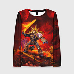 Лонгслив женский Робаут Жиллиман - примарх Ультрамаринов, цвет: 3D-принт