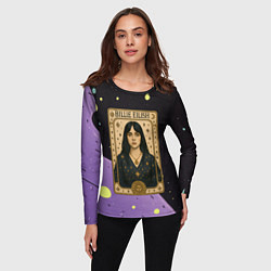 Лонгслив женский Билли Айлиш в стиле Таро, цвет: 3D-принт — фото 2